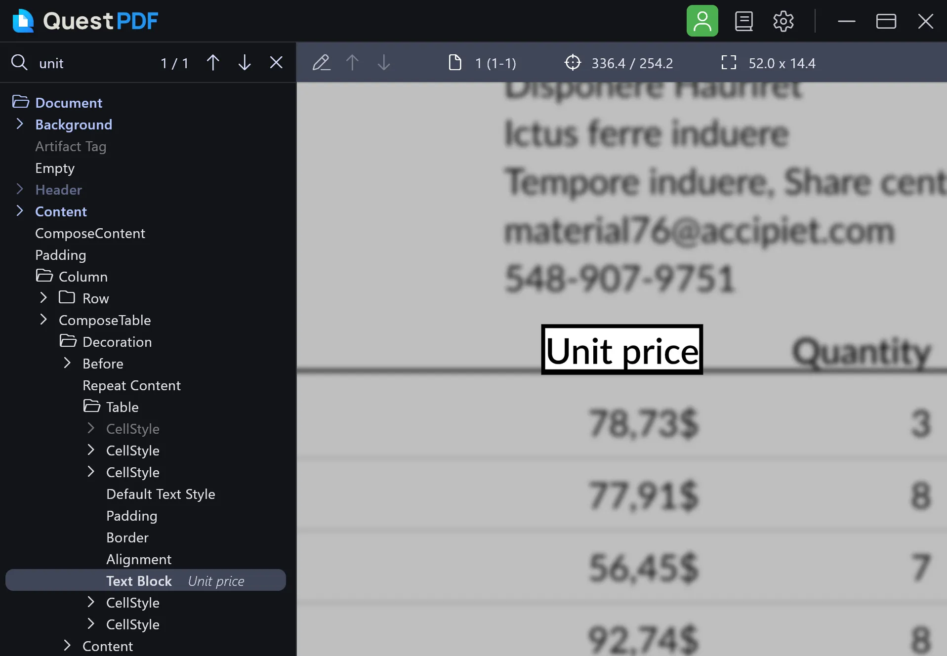 Content searching feature