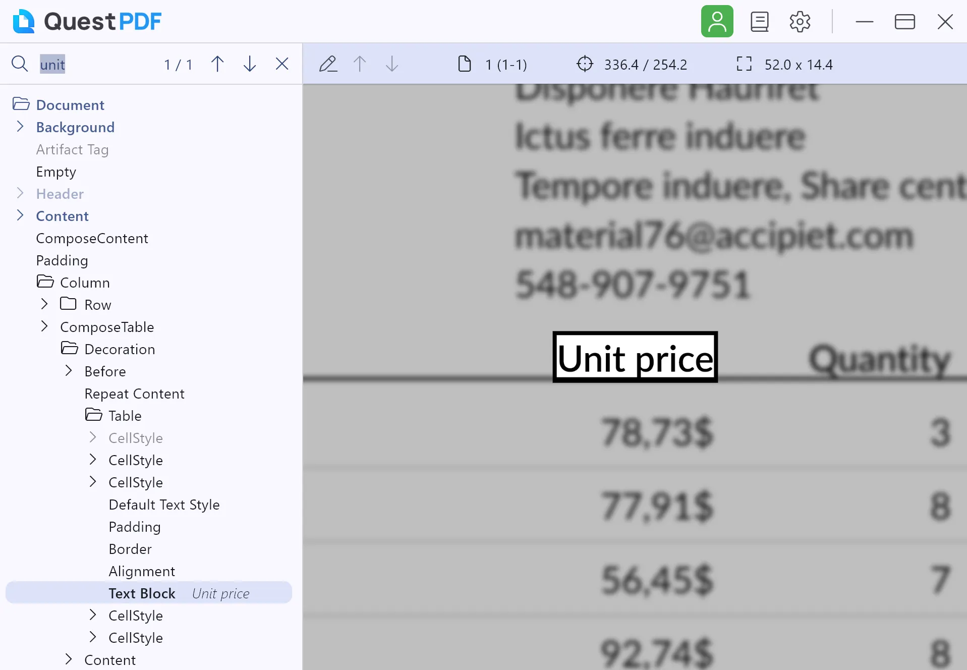 Content searching feature